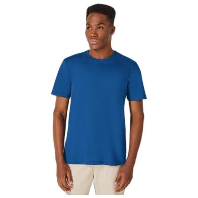 Camiseta Básica Unissex Mangas Curtas World - Azul P