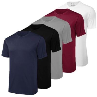 Kit 5 Camisetas Academia Dry Fit UV Protection Performance by