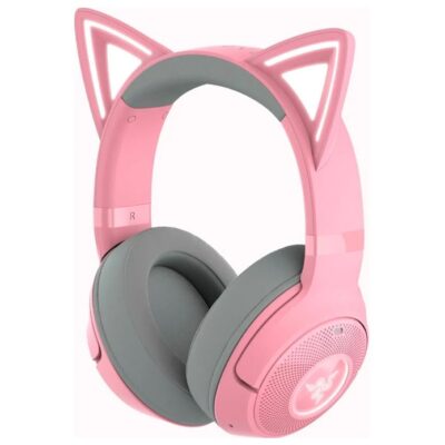 O Razer Kraken BT Kitty Edition Headset Bluetooth V2 Pro Usb Rgb Rosa
