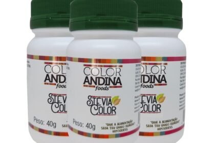 Adoçante Stévia Color Andina 40g-3 potes amazon