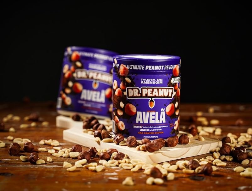 Dr. Peanut Pasta de Amendoim Avelã 600G - Com Whey Prot