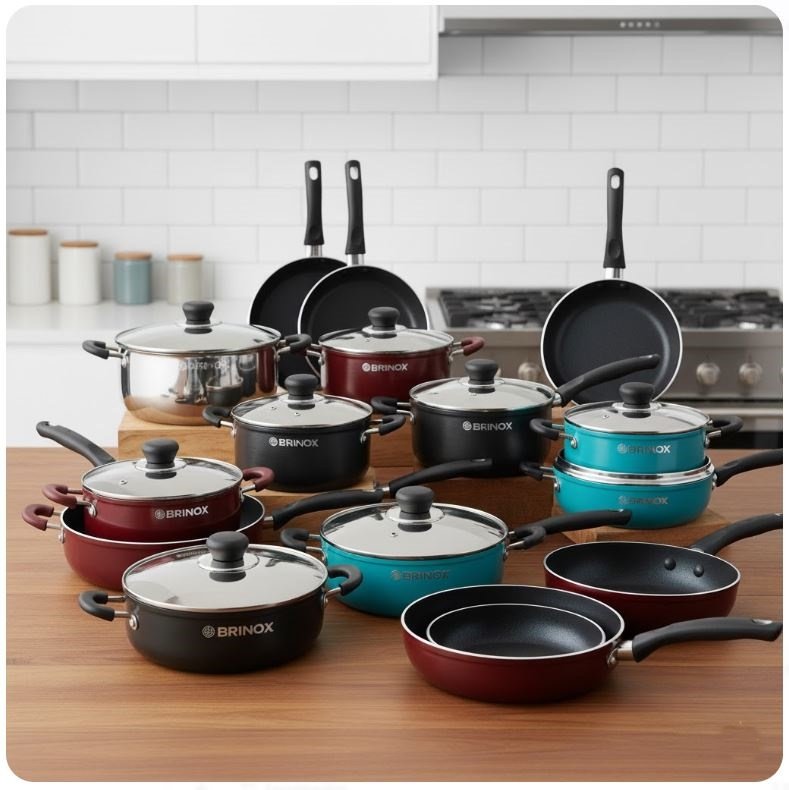 Os 10 Conjuntos de Panelas Brinox Mais Acessíveis do Mercado