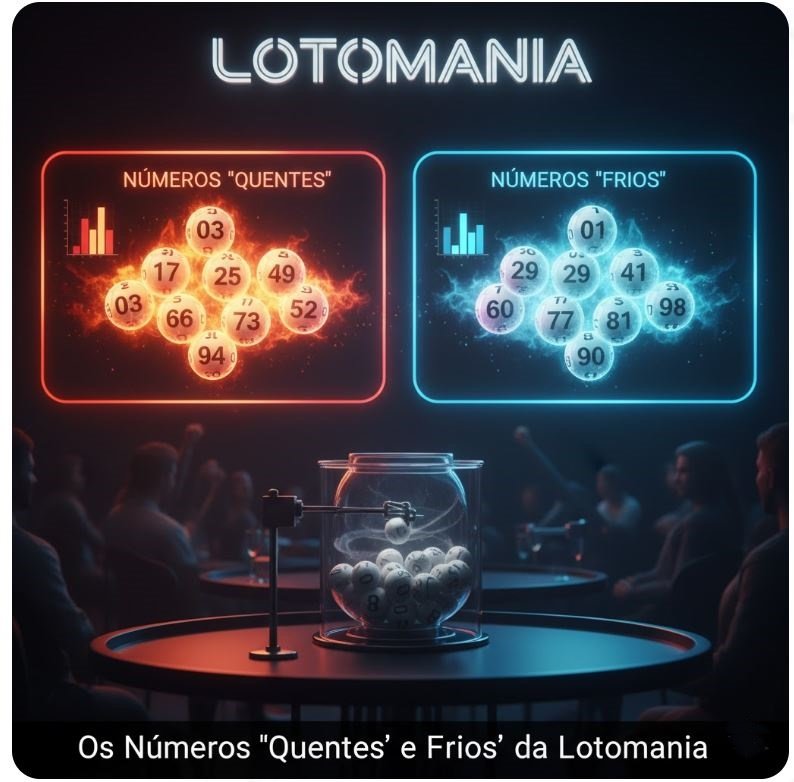 Os Números Quentes e Frios da Lotomania