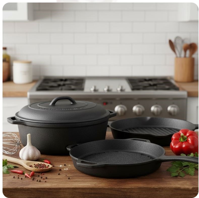 Panelas de ferro fundido são realmente as melhores para reter calor