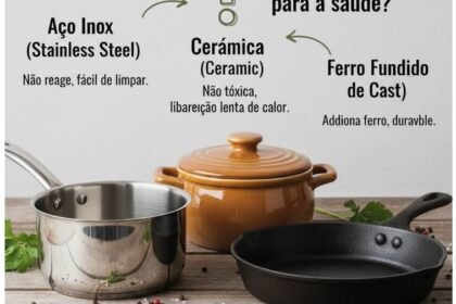 Qual o melhor material de panela para a saúde e por quê