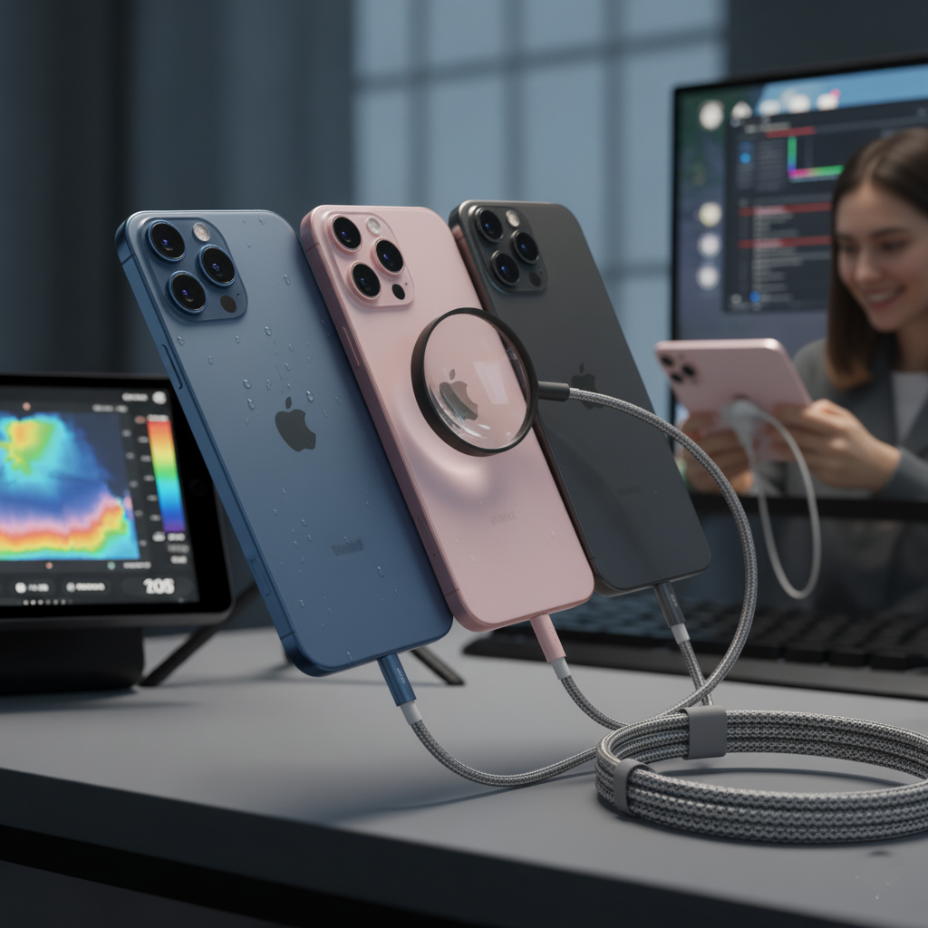 USB-C e Fosco O Design do iPhone 15 e seu Impacto no Uso