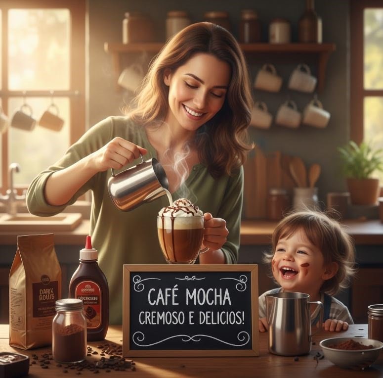 Uma Receita para a FamĂlia CafĂ© Mocha Cremoso e Delicioso!