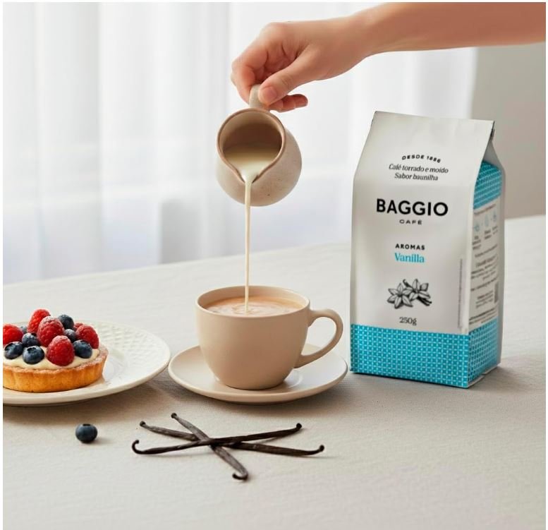 ☕ Baggio Café Torrado e Moído Aroma Vanilla 250g