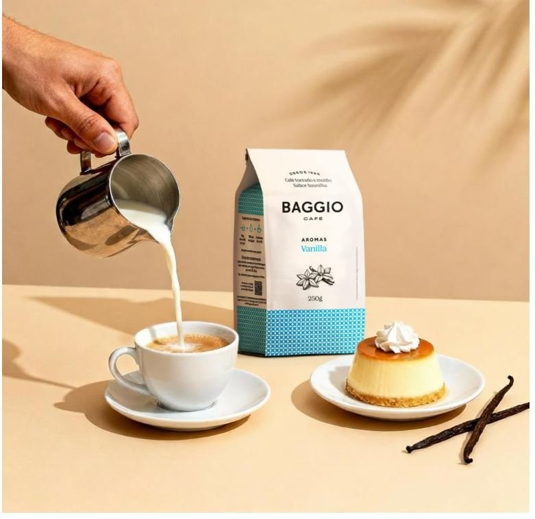 ☕ Baggio Café Torrado e Moído Aroma Vanilla 250g