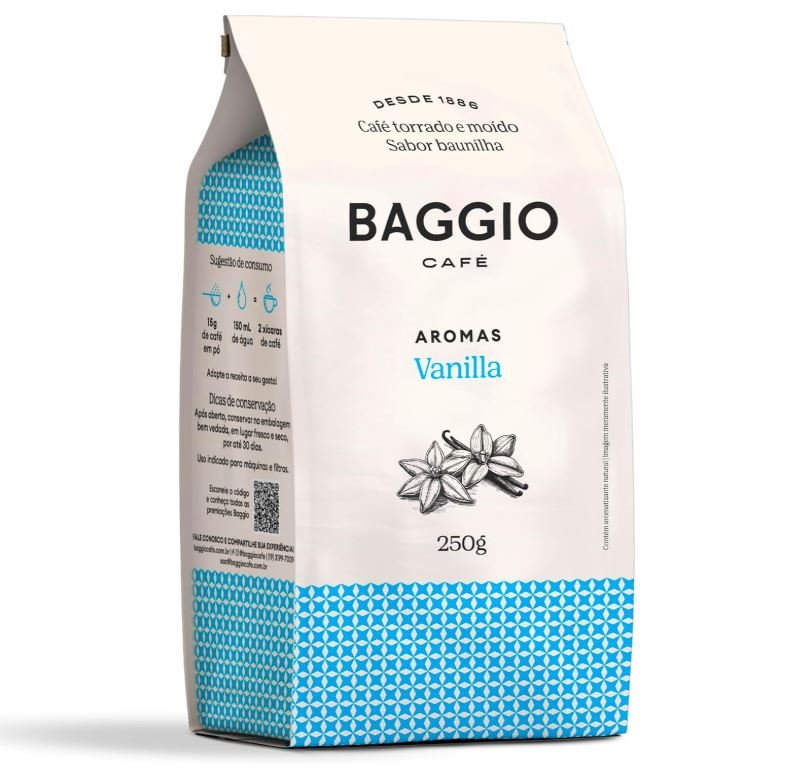 ☕ Baggio Café Torrado e Moído Aroma Vanilla 250g