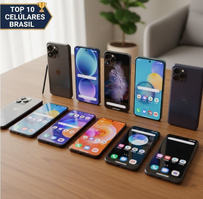 🏆 Os 10 Celulares Mais Vendidos no Brasil (Destaques e Comparativo do Mercado Atual)