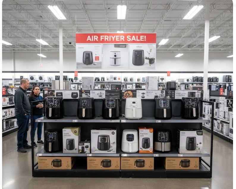 Guia 2026 Escolha a Air Fryer Ideal – Capacidade e Potência