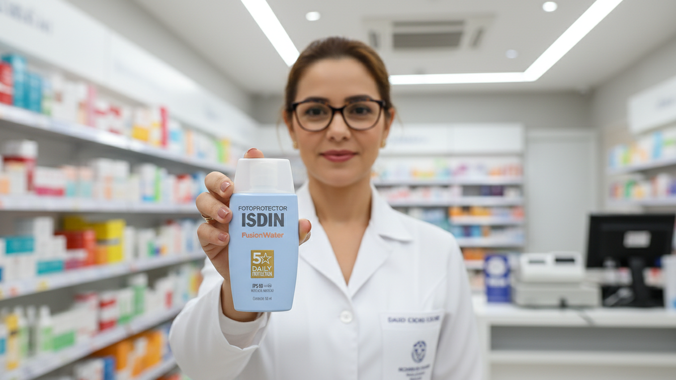 ISDIN Protetor Solar Facial Fusion Water 5 Stars FPS 60 - 50ml