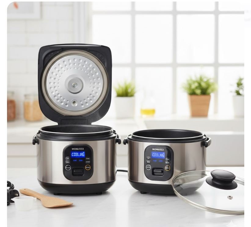 Panela de arroz elétrica com tampa fixa ou removível qual escolher