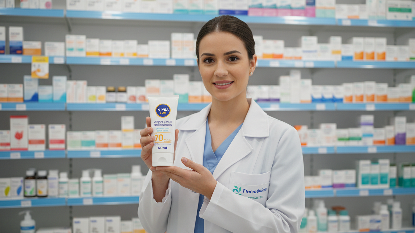Protetor Solar Nivea Sun Toque Seco Antissinais FPS 70