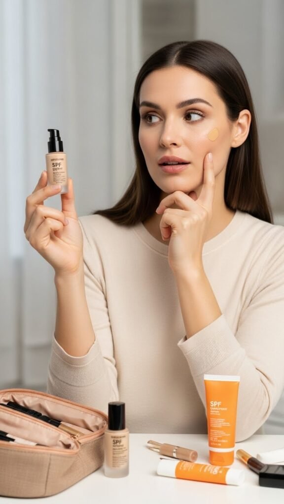 Protetor solar com base substitui maquiagem tradicional