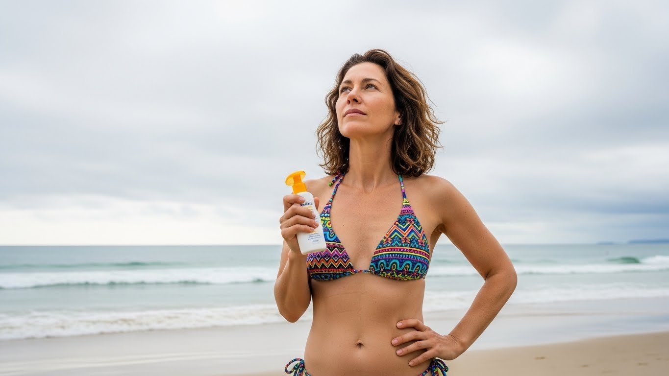 Protetor solar é necessário mesmo em dias nublados