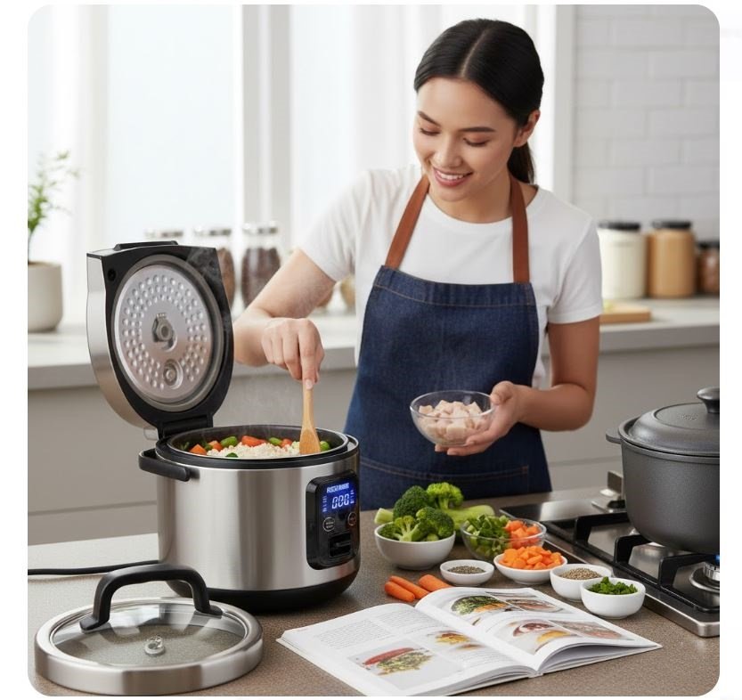 Quais receitas posso fazer na panela de arroz elétrica