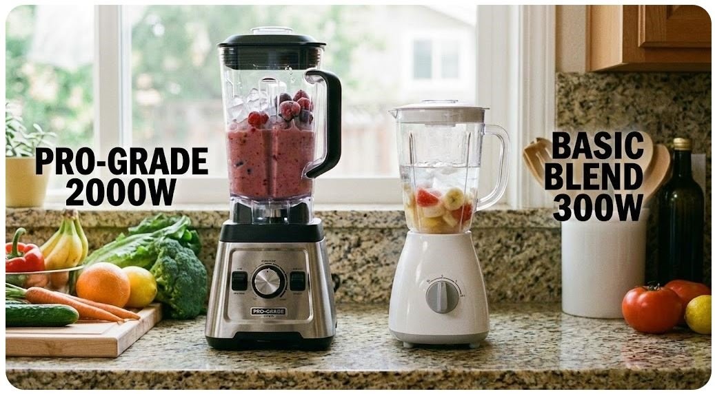 Qual a potência ideal de um liquidificador para uso diário