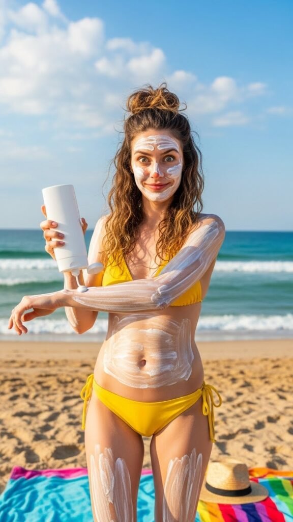 Qual é a quantidade correta de protetor solar a aplicar no rosto