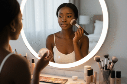 Selar com pó apenas onde precisa para evitar excesso