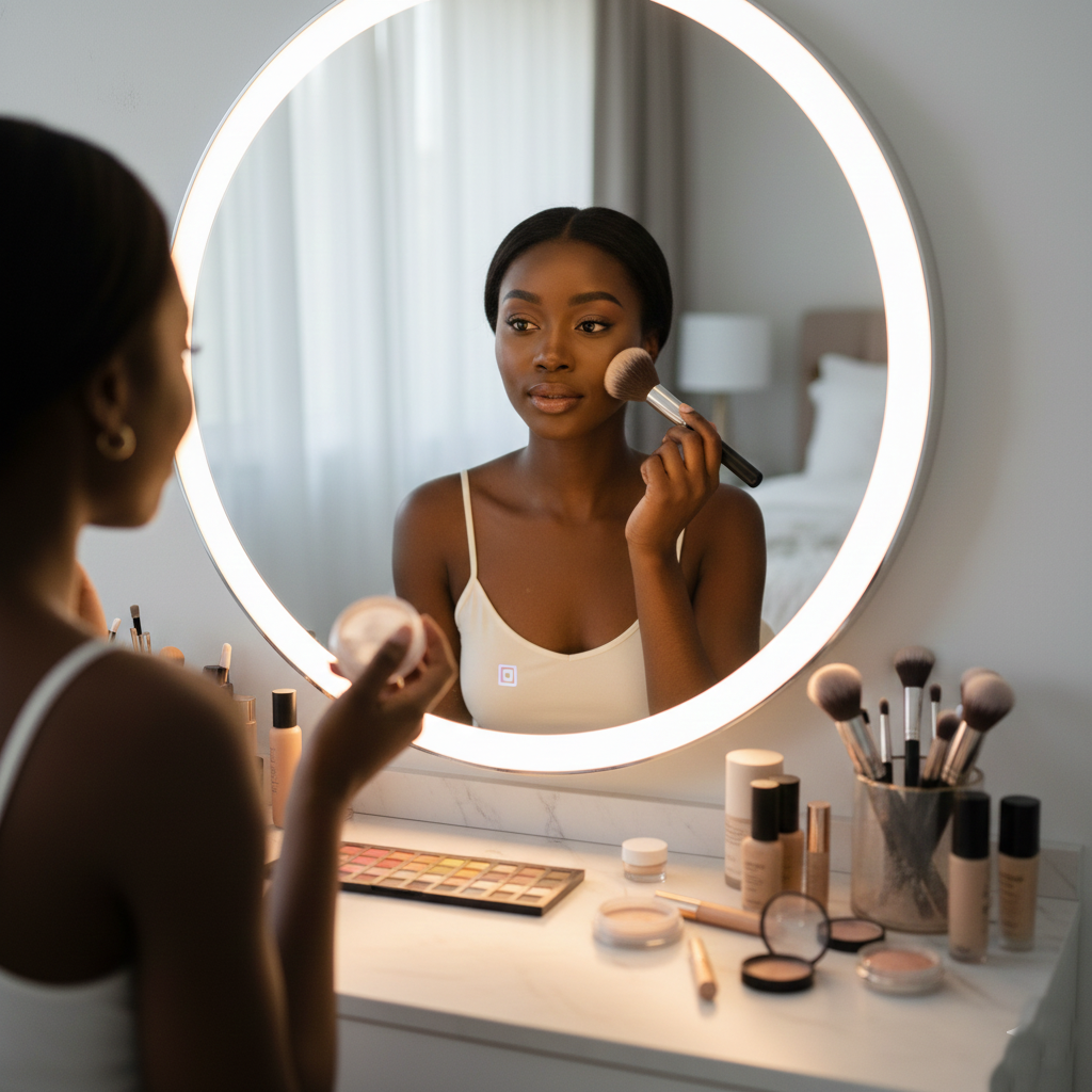 Selar com pó apenas onde precisa para evitar excesso