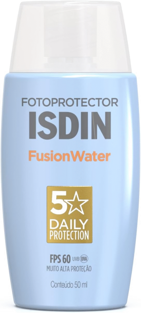 ISDIN Protetor Solar Facial Fusion Water 5 Stars FPS 60 - 50ml