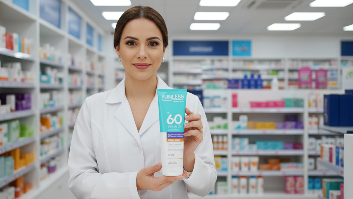 Protetor Solar Kids Toque Seco Sunless FPS 60 120g