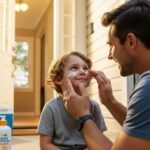 Quando o protetor solar infantil deve ser aplicado antes de sair