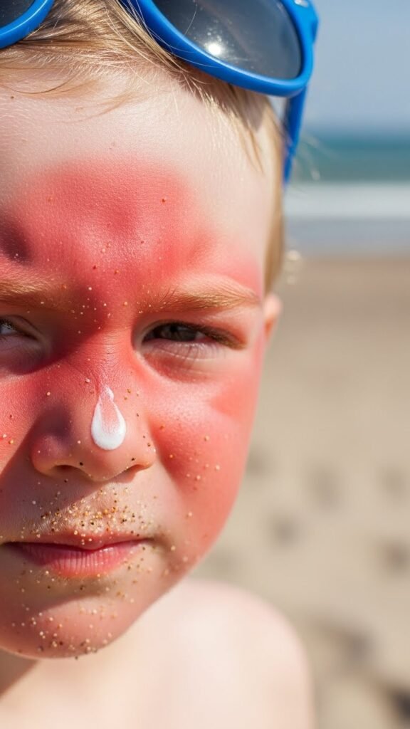 Protetor solar infantil realmente protege a pele sensível das crianças
