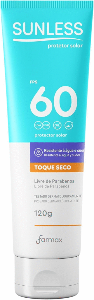 Protetor Solar Kids Toque Seco Sunless FPS 60 120g