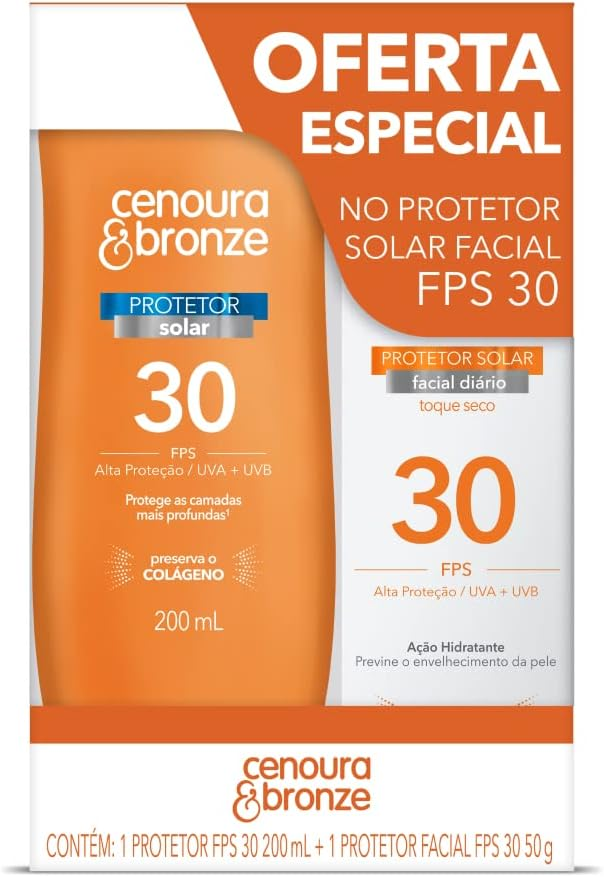 Protetor Solar Cenoura & Bronze Kids FPS 50 110ml