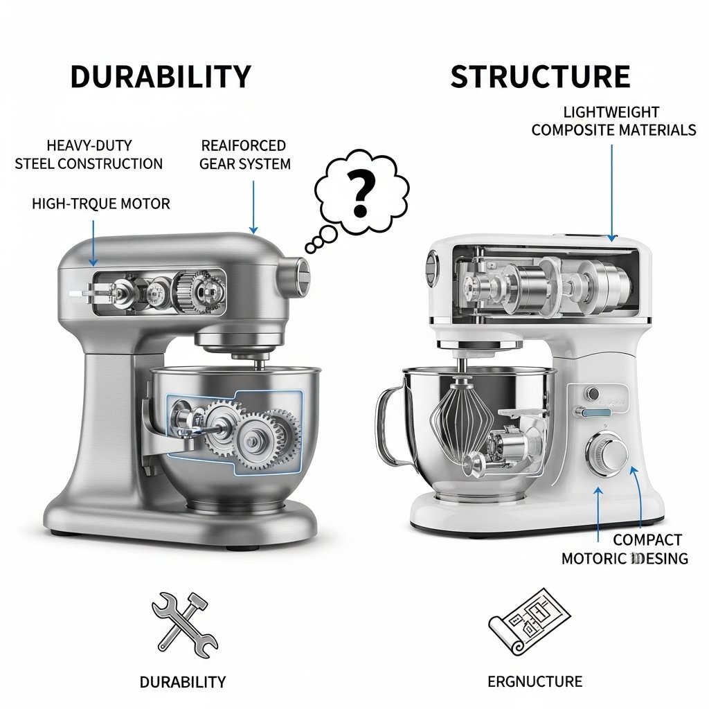 Durabilidade e Estrutura Escolhendo a Batedeira Ideal