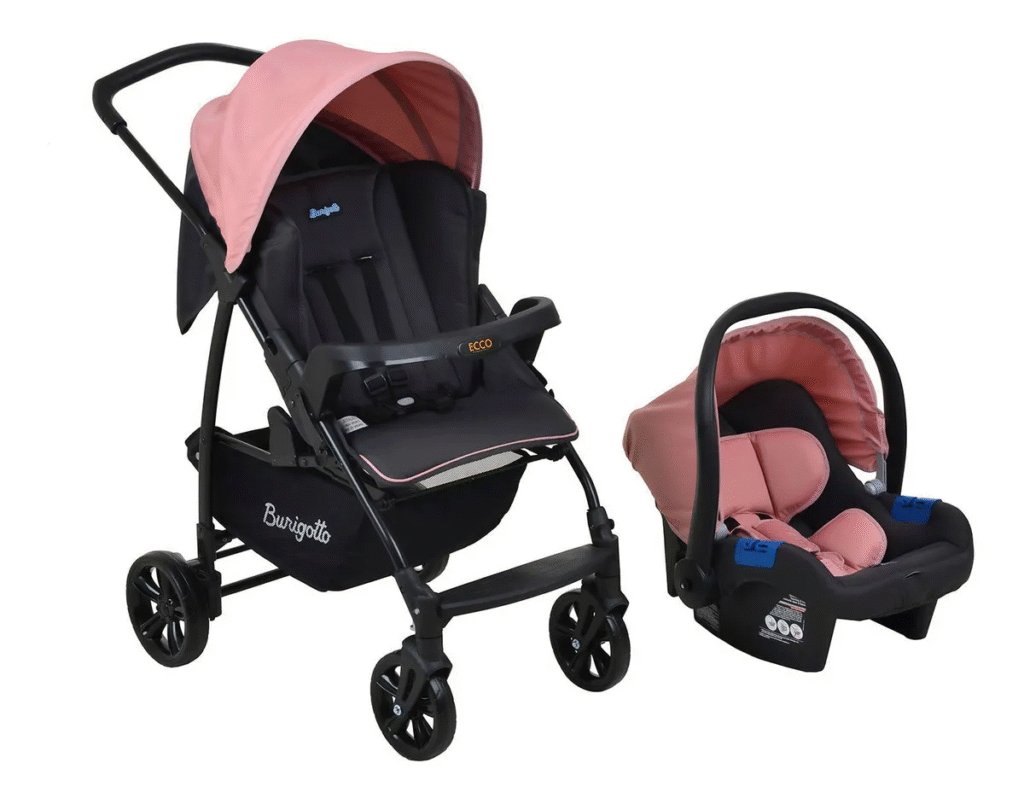 Carrinho De Bebe Burigotto Ecco (Travel System)