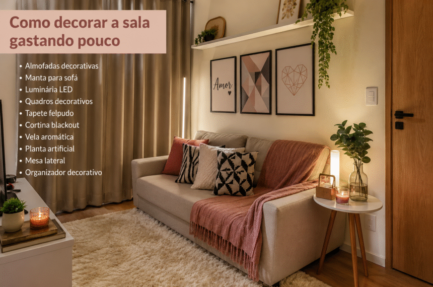 Como Decorar a Sala de Estar Gastando Pouco?