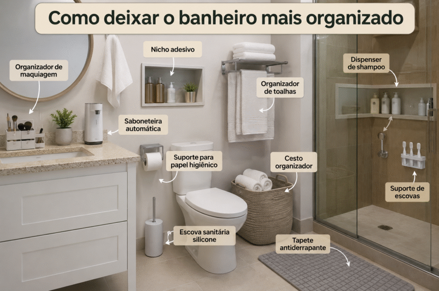 Como Deixar o Banheiro Mais Organizado Dicas Práticas!