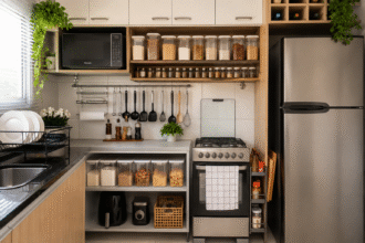 Como Organizar a Cozinha Pequena