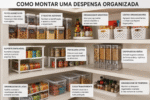 Como montar uma despensa organizada Guia Prático!